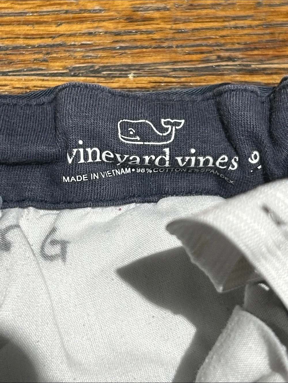 Vineyard Vines Navy Kids Flat-Front Shorts